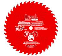 Freud 10" x 40T Thin Kerf Premier Fusion General Purpose Blade for Crosscuts (3/8" to 3-1/2") & Rips (3/4" to 1-1/2") Wood, Laminate, veneered Plywood, Hardwoods & Melamine. (P410T)