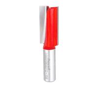 Freud 12-156: 3/4" (dia.) Double Flute Straight Bit with 1/2" shank, 1-1/2" carbide height,Red