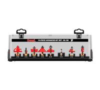 Freud Bit Set 90-100 - 15-Piece 1/4" Shank Router Bits in Shadow Box Case