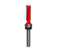 Freud 50-098: 5/16" (Dia.) Top Bearing Flush Trim Bit with 1/4" Shank,Red | 1/4" Shank, 2 Cutters, 24000 RPM, TiCo Hi-Density Carbide for Maximum Performance, For Template & Pattern Routing - 50-098