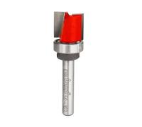 Freud 50-103: 5/8" (dia.) Top Bearing Flush Trim Bit with 1/4" shank, 2-1/4" overall length,Red