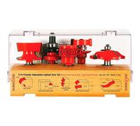 Freud 94-150: 5 Piece Premier Adjustable Cabinet Bit Set