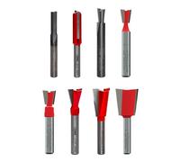 Freud 96-100: 8 Piece Bit Sets for Incra Jig¨ with 1/4" Shank