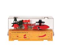 Freud 97-258: 3 Piece Premier Adjustable Cabinet Bit Set, ogee & cove with backcutter profile