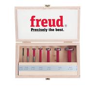 Freud FC-107: Seven Piece Carbide Forstner Drill Bit Set (1/4" to 1-3/8" Dia.)