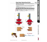 Freud GM005 1/8-Inch Glass Panel Molding Spline For 99-286 Cabinet Door Router Bit Set Fruitwood Color 25-Meter Roll