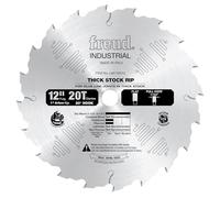 Freud LM71M012 12-Inch 20 Tooth FTG Thick Stock Ripping Saw Blade with 1-Inch Arbor