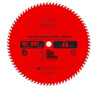 Freud LU96R010: 10" x 80T Thin Kerf Double Sided Laminate/Melamine