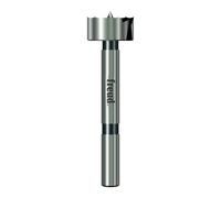 Freud Precision Shear Serrated Edge Forstner Drill with Steep Angled Cutting Edges for Bottom, Pocket and Overlapping Holes - 1" Diameter, 3/8" Shank, 3-1/2" Length - PB-007