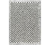 Freud Rug - Checkered - Ivory & Black - Sizes Available