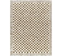 Freud Rug - Checkered - Ivory & Brown - Sizes Available