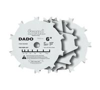 Freud SD206: 6" Pro Dado Set | Premium TiCo Hi-Density Carbide Crosscutting Blend for Maximum Performance, For Underpowered Saws - SD206