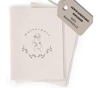 FreudenPost® Premium Maternity Log Cover Made of Canvas Fabric - Gift for Pregnancy & Birth - Compartment for Ultrasound Pictures - Stylish & Durable (Beige Minimal)