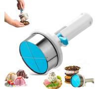 Freuqenci One-Hand Ice Cream Sandwich Scooper,Ice Cream Sandwich Maker Tool,Effortless & Fun Treats Maker,Ice Cream Cookie Sandwich Maker Tool,Creative Ice-Cream Making (1 Pcs)