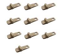 Frewurwer 10Pcs Awning Rope Clamp Tarp Clamp Tarp Clip Reusable Tent Crocodile Clip Tent Canopy Clip for Awnings Camping Easy Install Khaki