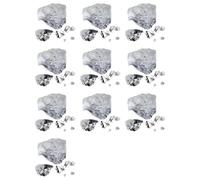 Frewurwer 10X Silicon Metal, Elements 14 Semiconductor Monocrystalline Si Block, Raw Material for Monocrystalline (50G)