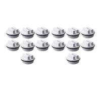 Frewurwer 14 Pcs 1.5 Inch Threaded Pool Spa Return Winterizing Filter Drain Plug with O-Ring for Winterizing Pools During Season