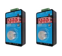 Frewurwer 2X 0-5V-10V 0-20MA/4-20MA Signal Generator Adjustable Current Voltage Analog Signal Sources Output 24V(No Battery)