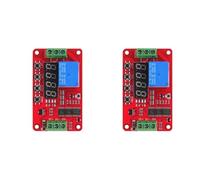 Frewurwer 2X DC 12V 1 Channel Relay Module FRM01 Multifunction Relay Loop Delay Timer Switch Self-Locking Timing Board