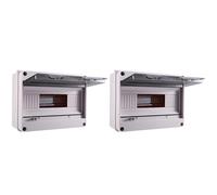 Frewurwer 2X HT Series Junction Box 12WAY PC IP65 Waterproof Distribution Box Outdoor Plastic Electrical HT-12Way