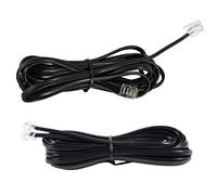 Frewurwer 2x RJ11 6P4C Telephone Cable Cord ADSL Modem 5 Meters & 3 Meters