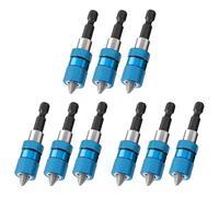 Frewurwer 9PCS 60mm Drywall Screw Bits Setter Magnetic Bit Holder 1/4 Inch Hex Shank Driver Bits Adjustable Depth Screw Holder