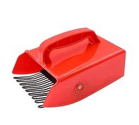 Frewurwer Berry Picker, Berry Pickers and Rakes with Metallic Comb and Ergonomic Handle for Easier Berry Picking, Blueberry Easy to Use Red