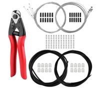 Frewurwer Bike Brake Cable Housing Shifter Cable Housing Universal Bike Cable Kit Bicycle Brake Cable Shift Caps O-Rings