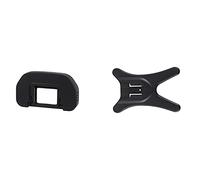 Frewurwer Black Rubber Wrapped Plastic Eyecup Eyepiece for 60Da 6D 5DII & Flash Stand AS-21 ISO 518 Hot Shoe