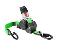 Frewurwer Easy Retract Retractable Ratchet Straps Self Retracting Soft Loops 3 Meter Strap for Motorcycle Truck Cargo