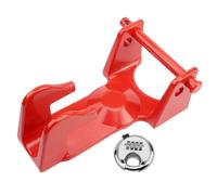 Frewurwer Gooseneck Trailer Lock Combination Lock, Model TL-50 Coupler Lock, for Use with Heavy Trailers, Livestock Haulers Red