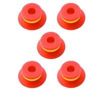 Frewurwer Industrial Flat Vacuum Suction Cup F Series Single-Layer Silicone Robotic Arm Accessory with Ribs,Pack of 5 Pcs F20