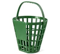 Frewurwer Practical Golf Ball Basket Carry Bucket Stable Anti Rolling with Handle for Course Driving Range Court