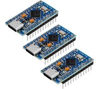 Frewurwer Pro Micro Board Module 3-Pack Atmega32U4 5V 16MHz USB Development Board for AR Duino IDE Microcontroller