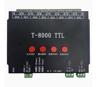 Frewurwer TTL LED Pixel Controller T-8000 DC5/12-24V with 2GB SD Card Supports for Various LED Strip Lights