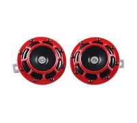 Frewurwer Universal Car Motorcycle Horn 12V Car Modified Horn High Pitch Red Basin Electric Horn Snail