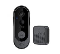 Frewurwer WiFi Doorbell Camera with Night Vision Motion Detection and Remote Video Call for Home Apartment Door Peephole Viewer