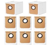 Frexusuent 8 Pcs Dust Bags for L60/ L50 Hybrid Vacuum Cleaner Self-Empty Station,Replacement Part for L60/ L50 Ses 2.5L Large Dust Bag Accessories