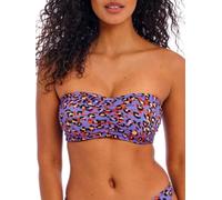Freya 205610 Santiago Nights Bandeau Bikini Top Leopard