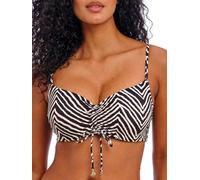 Freya Fiji Falls Bralette Bikini Top In Black Black 32G