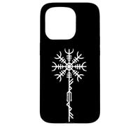 Freya and Helm of Awe Bindrune of the Norse Goddes Case for iPhone 15 Pro