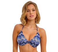 Freya Arizona Wave Halter Bikini Top - Coastline - 34E