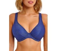 Freya Arizona Wave High Apex Bikini Top In Blue Blue