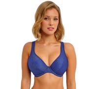 Freya Women's Arizona Wave High Apex Bikini Top in Blue | Size: 34H Freya Blue 34H