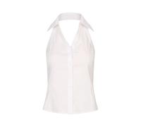 Freya Button Down Halter Top - female - Alice + Olivia - Shirts - White - 2XS - Blouses & Shirts 2XS