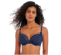 Freya Catwalk Plunge Bra Underwired Supportive Sexy Lace Bras Midnight 402202