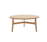 Freya Coffee Table Solid Oiled Oak Ø 85 x H 40 cm