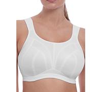 Freya Sports Bra Dynamic Soft Cup 4014, Racerback & Comfort Straps, Non-wired, White 38F