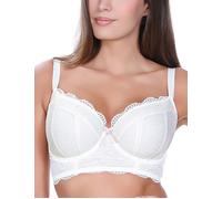 Freya womens Fancies Underwire Longline Bra, White, 28F