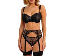 Freya Fascinate Suspender Belt Black Black L - 14